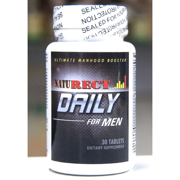 NatuRECT Daily for Men, Ultimate Manhood Booster, 30 Tablets