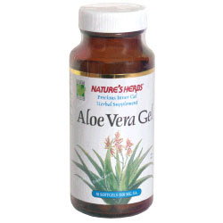 Aloe Vera Gel 1100 mg 50 softgels from Natures Herbs