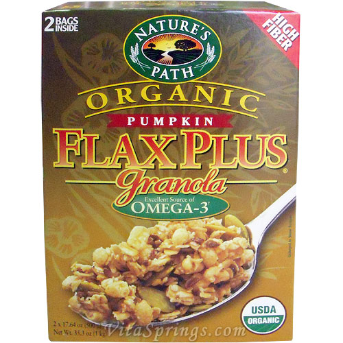 Natures Path Organic Pumpkin FlaxPlus Granola, 35.3 oz (1 kg)