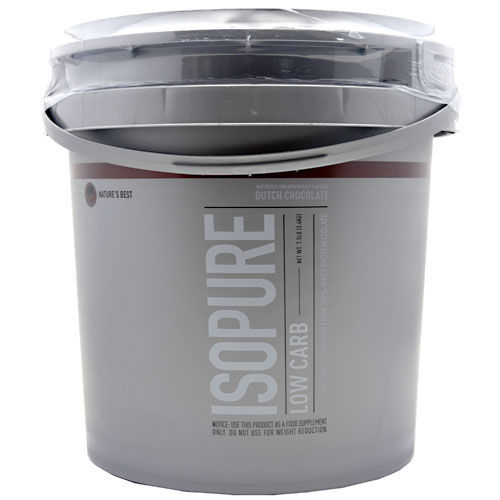 Natures Best Perfect Low Carb Isopure Protein Powder, Dutch Chocolate, 7.5 lbs