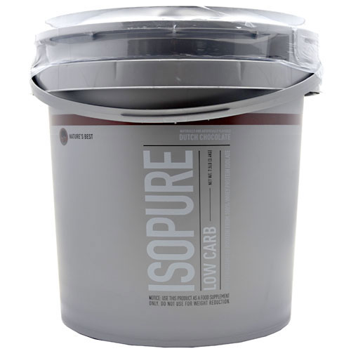 Nature's Best Perfect Low Carb Isopure Protein Powder, Dutch Chocolate, 7.5 lbs