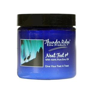 Neat Feet Cream With Pure Emu Oil, 4 oz, Thunder Ridge Emu Products