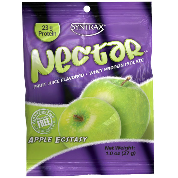 Nectar Grab N Go, Fruitilicious Whey Protein Isolate, 1 oz x 12 Packets, Syntrax