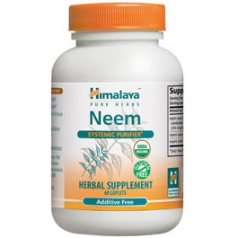 Neem, Systemic Purifier, 60 Caplets, Himalaya Herbal Healthcare