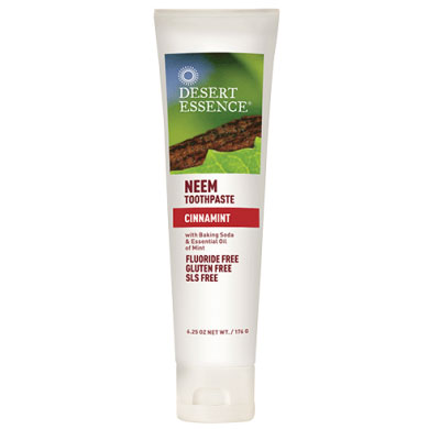 Neem Toothpaste - Cinnamint, 6.25 oz, Desert Essence