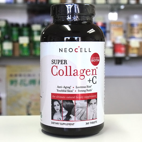NeoCell Super Collagen + C with Biotin, 360 Tablets