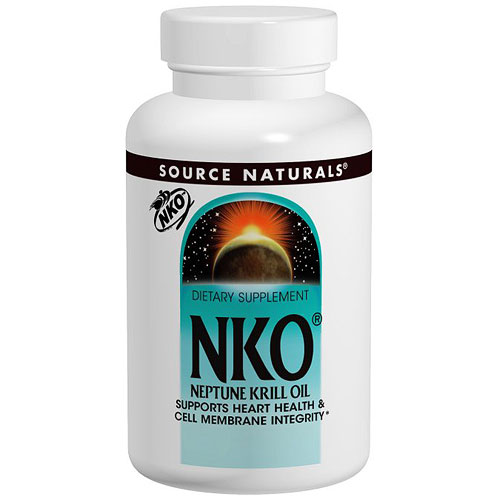 NKO Neptune Krill Oil 500 mg, 120 Softgels, Source Naturals