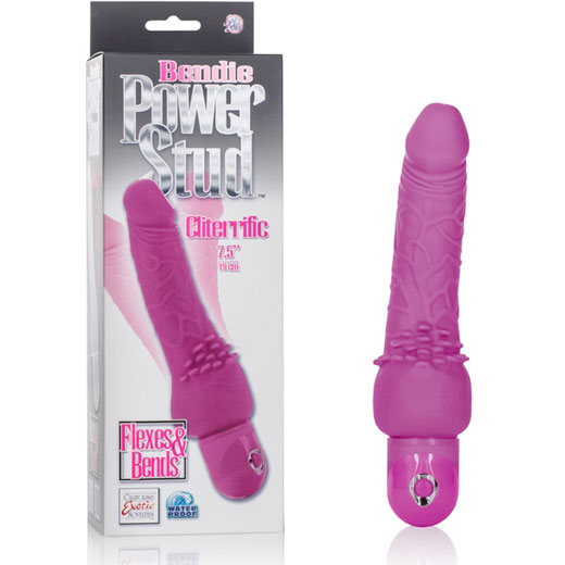 Bendie Power Stud Cliterrific Vibrator - Pink, California Exotic Novelties