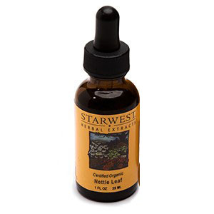 Nettle Leaf Extract Liquid 1 oz Organic, StarWest Botanicals