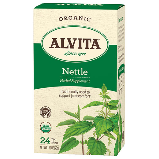 Nettle Leaf Tea Organic, 24 Tea Bags, Alvita Tea