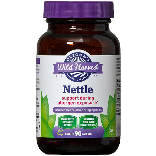 Nettle (Freeze-Dried), Organic, 90 Capsules, Oregons Wild Harvest