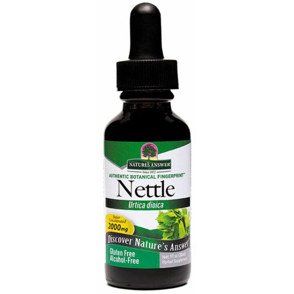 Nettle Leaf Extract Liquid Alcohol-Free, 1 oz, Natures Answer