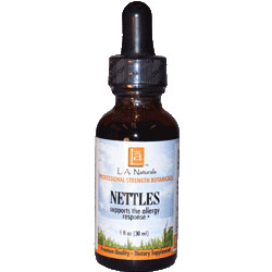 Nettles Organic Liquid Herb, 1 oz, L.A. Naturals