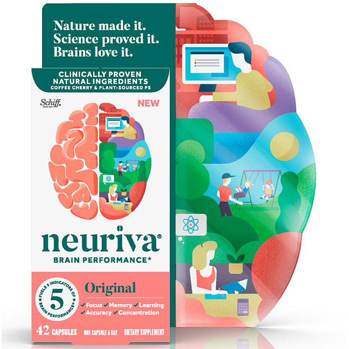 Neuriva Original Brain Performance Supplement, 42 Capsules