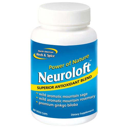 North American Herb & Spice Neuroloft, Maximum Brain Support, 60 Capsules, North American Herb & Spice
