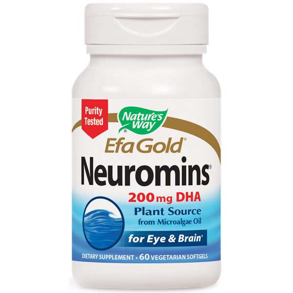 Neuromins 200 mg DHA, 60 Vegetarian Softgels, Natures Way