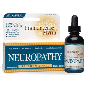 Neuropathy Rubbing Oil, 2 oz, Frankincense & Myrrh