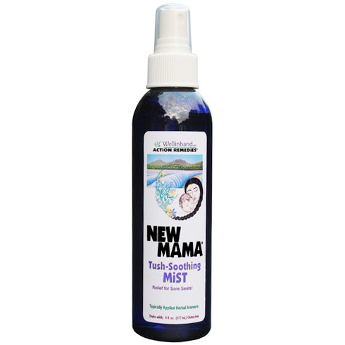 New Mama Tush Soothing Mist, 6 oz, Wellinhand Action Remedies