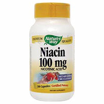 Niacin 100 mg 100 caps from Natures Way