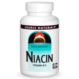 Niacin Vitamin B-3 100mg 250 tabs from Source Naturals