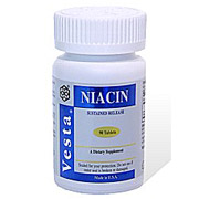 Vesta Pharmaceuticals Niacin 500mg 90 tablets from Vesta