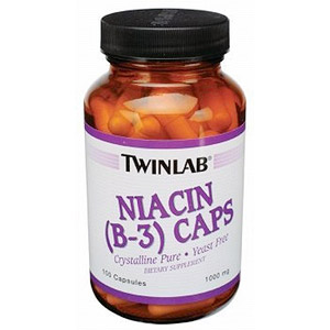 Niacin (Vitamin B-3) 500mg 100 caps from Twinlab