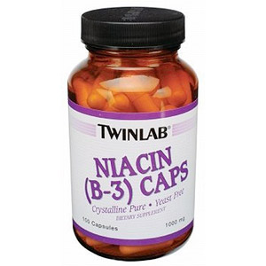 Niacin (Vitamin B3) 1000mg 100 caps from Twinlab