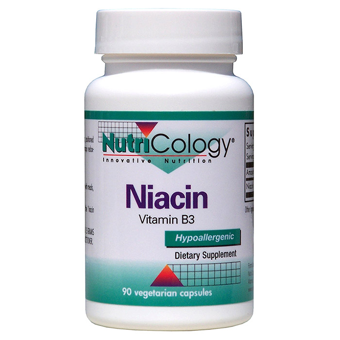 Niacin Vitamin B3 250mg 90 caps from NutriCology