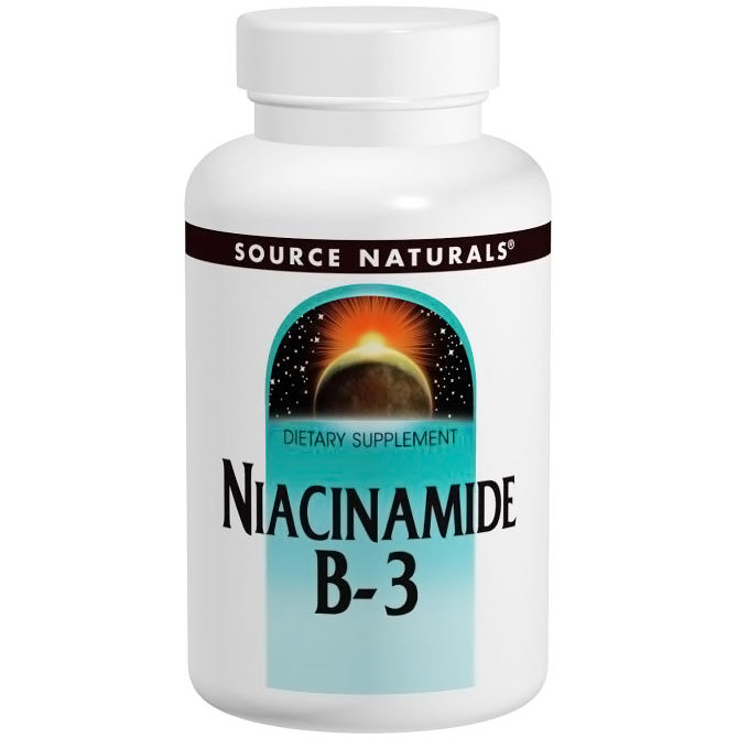 Niacinamide Vitamin B-3 100mg 250 tabs from Source Naturals