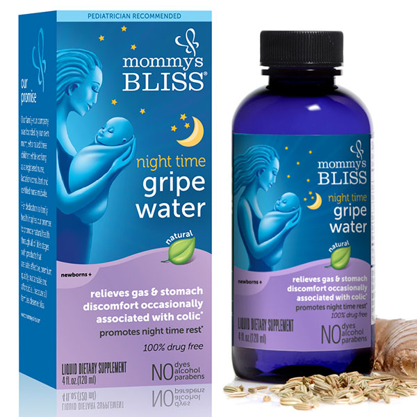 Night Time Gripe Water, 4 oz, Mommys Bliss