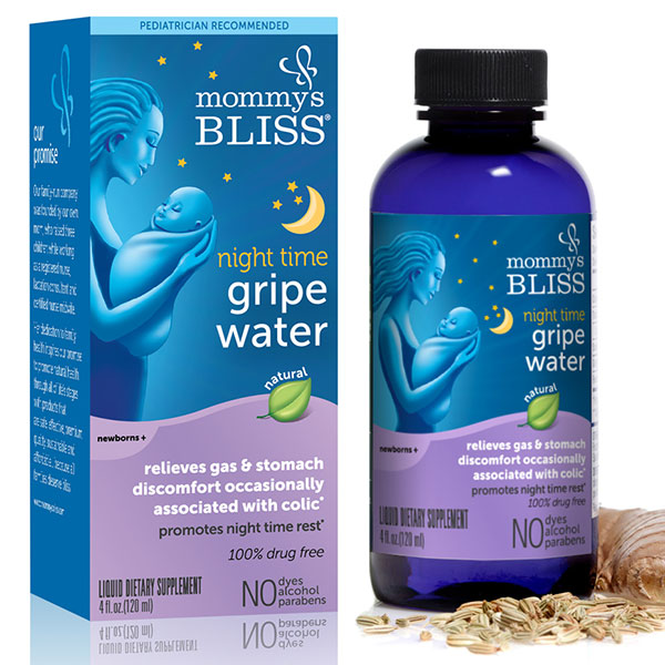 GRIPE WATER (Night Time) 4oz by Mommy's Bliss - BIOVEA USA