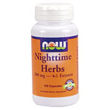 Nighttime Herbs 500mg 100 Caps, NOW Foods 