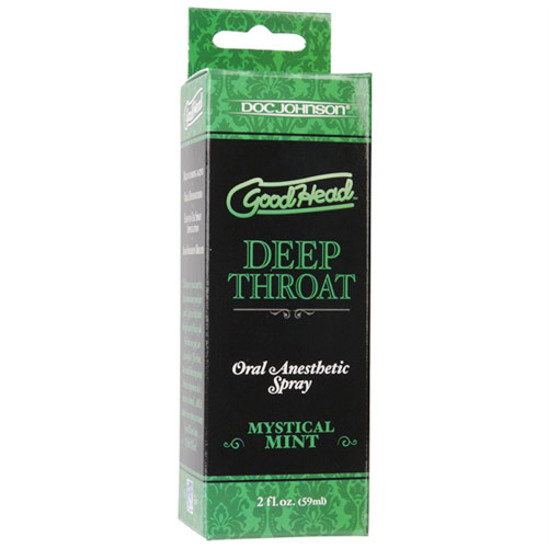 Goodhead Deep Throat Spray - Mystical Mint, Gag Reflex Aid, 2 oz, Doc Johnson