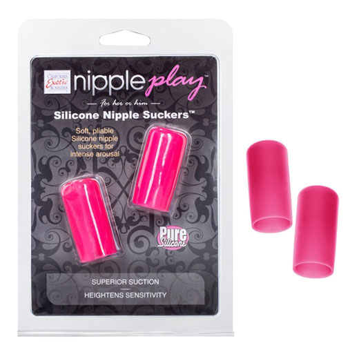 Nipple Play Silicone Nipple Suckers - Pink, California Exotic Novelties