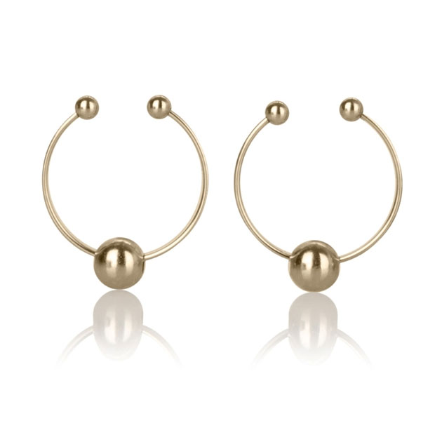 Nipple Rings - Gold, California Exotic Novelties