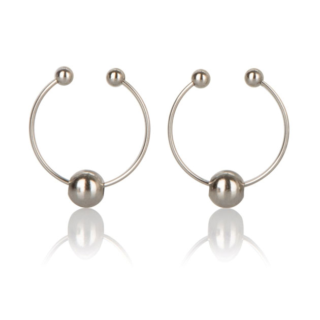 Nipple Rings - Silver, California Exotic Novelties