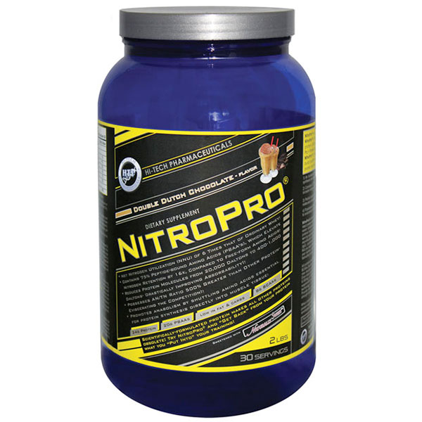 NitroPro Protein Powder, 2 lb, Hi-Tech