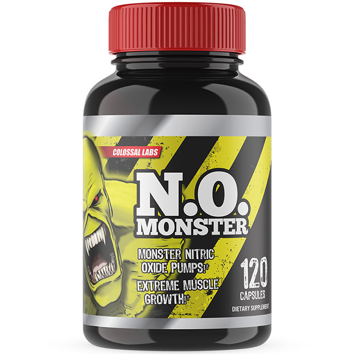 N.O. Monster, Maximize Nitric Oxide, 120 Caps, from Colossal Labs