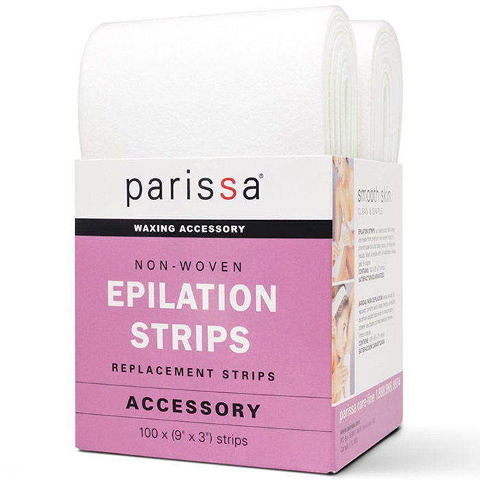 Non-Woven Epilation Strips - Large, 100 ct, Parissa