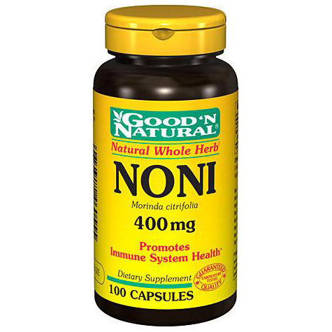 Good 'N Natural Noni 400 mg (Hawaiian Morinda Citrifolia), 100 Capsules, Good 'N Natural