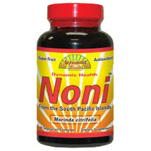 Noni (Morinda Citrifolia) From the South Pacific Islands, 60 Vegetarian Capsules, Dynamic Health Labs
