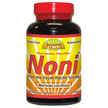 Dynamic Health Laboratories Noni (Morinda Citrifolia) From the South Pacific Islands, 60 Vegetarian Capsules, Dynamic Health Labs