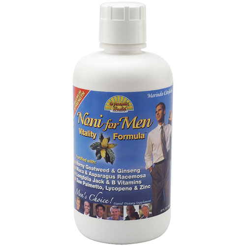 Organic Noni Juice Vitality Formula for Men, 32 oz, Dynamic Health Labs