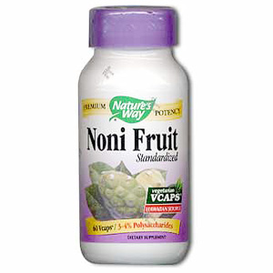 Noni Fruit Standardized 60 vegicaps from Natures Way
