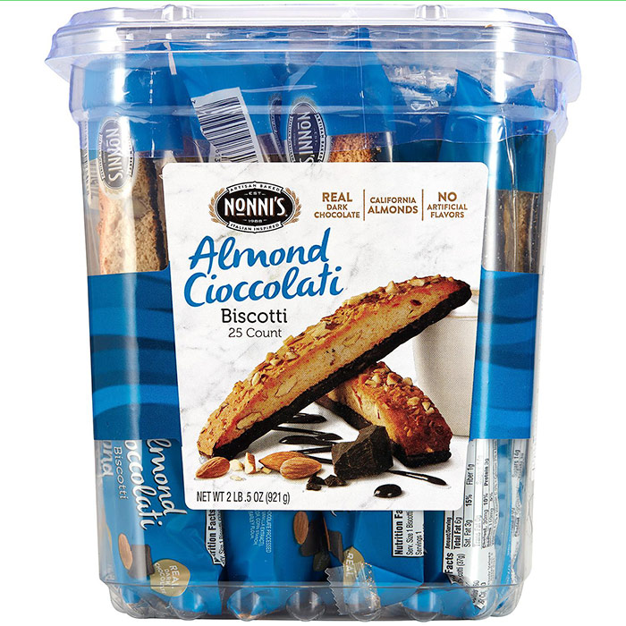 Nonni's Food Nonni's Biscotti, Almond Chocolate Cookies, 943 g