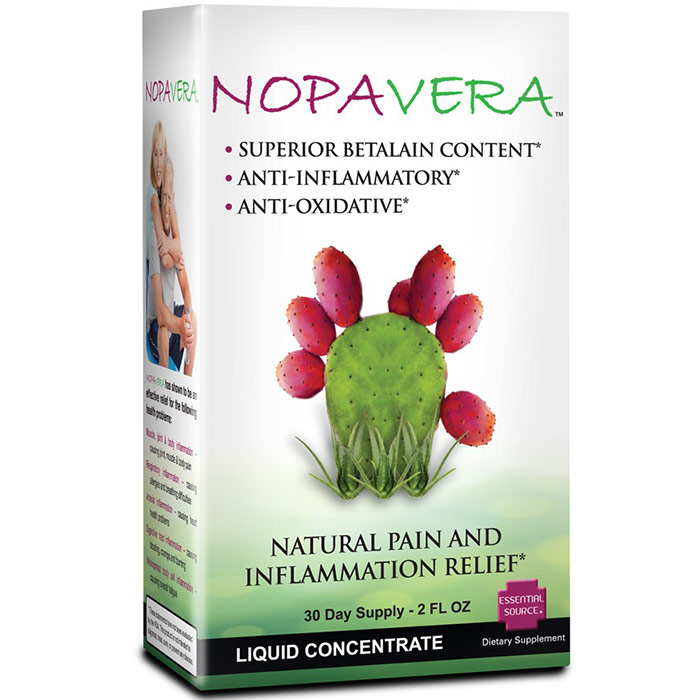 NopaVera Liquid (Nopal Cactus + Aloe Vera), 2 oz, Essential Source, Inc