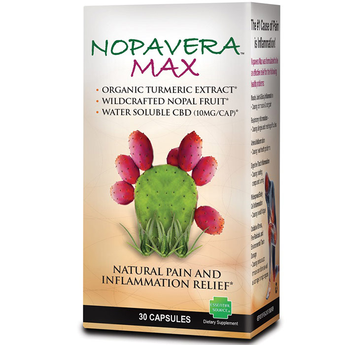 Nopavera Max with Water Soluble CBD, 30 Capsules, Essential Source