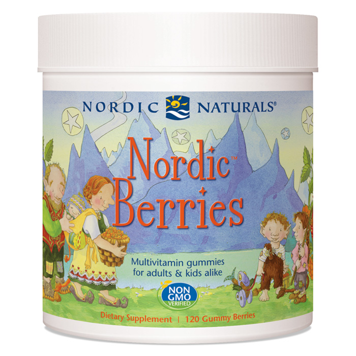 Nordic Berries - Cherry Berry, For Adults & Kids, 120 Gummy Berries, Nordic Naturals