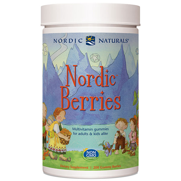 Nordic Berries, Multi-Vitamin Gummies, Value Size, 200 Gummies, Nordic Naturals