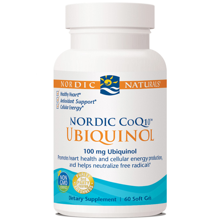 Nordic CoQ10 Ubiquinol, 60 Softgels, Nordic Naturals